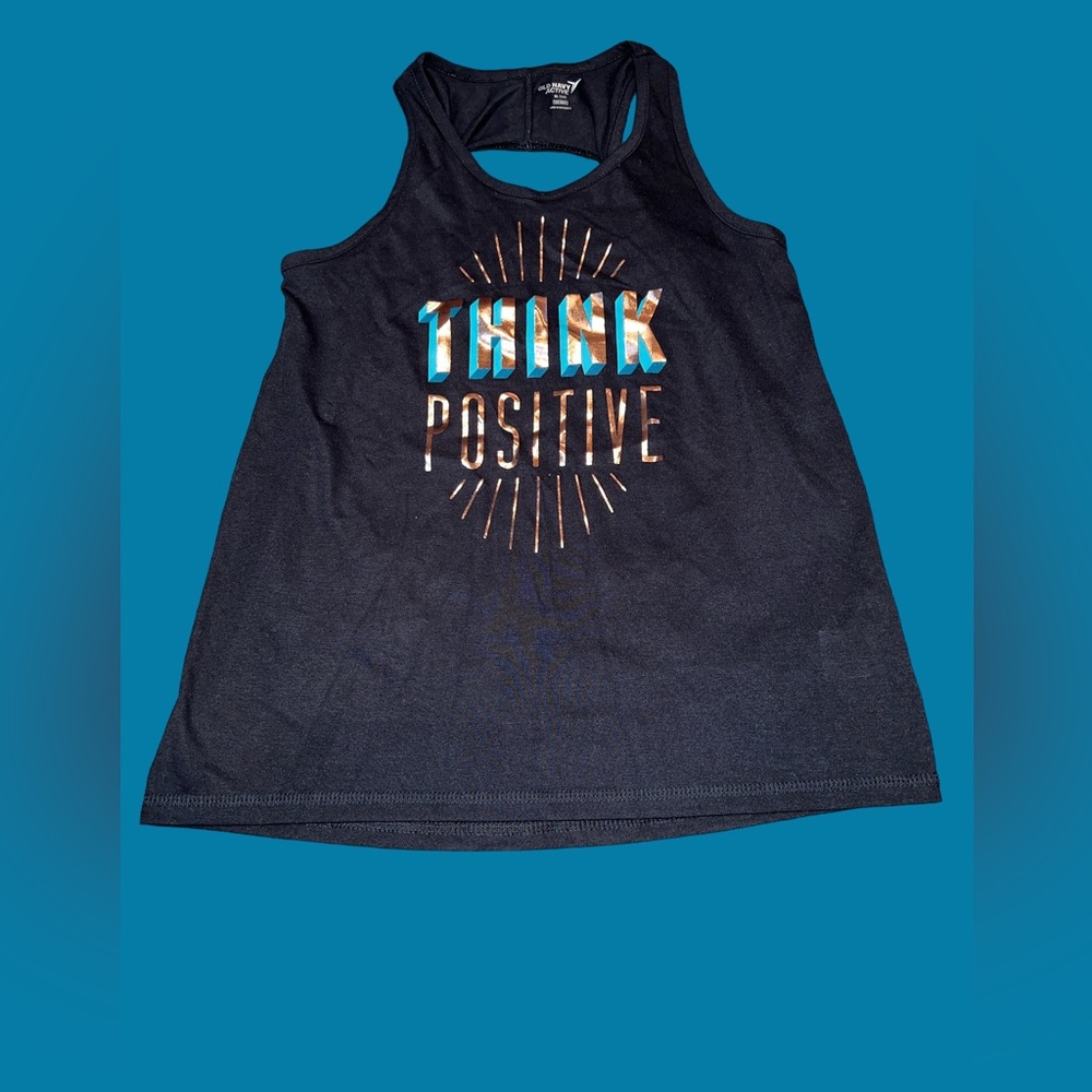 Girls Open Back Tank Top XL